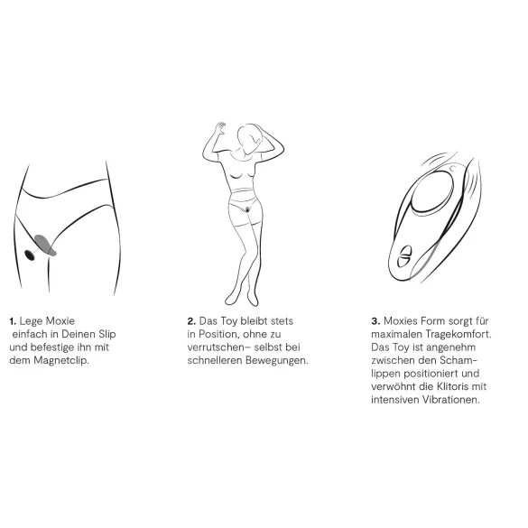We-Vibe Moxie+ - nēsājams klitora vibrators ar lietotnes un tālvadības pulti (tirkīza)