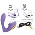 ROMP Reverb - 2in1 gaisa viļņu G-punkta vibrators (violets)