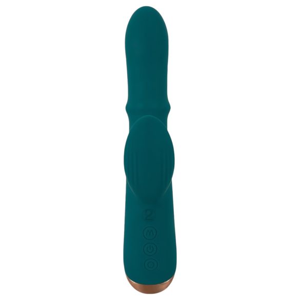 You2Toys trušu vibrators ar gredzenu, tirkīza