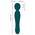 You2Toys Grande - uzlādējams masāžas vibrators (zaļš)