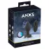 ANOS - izgaismojošs, vibrējošs anālais spraudnis (melns)