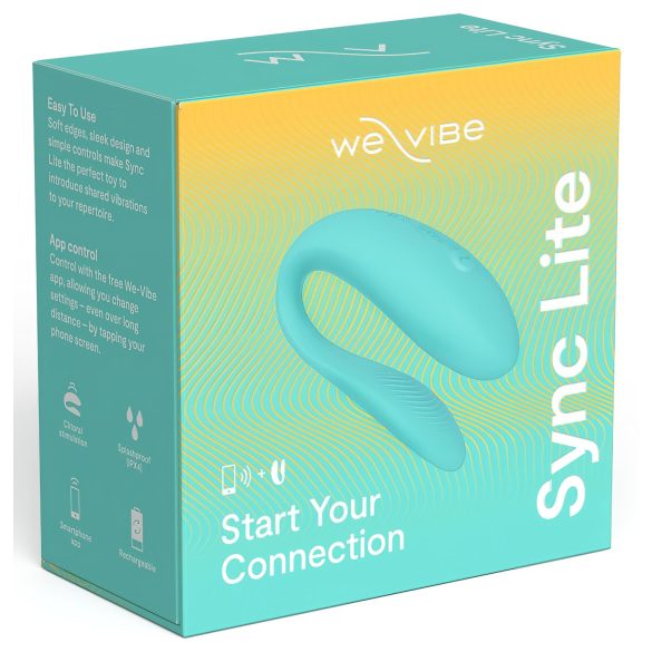 We-Vibe Sync Lite - pāru vibrators ar vadību zaļš