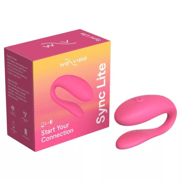 We-Vibe Sync Lite - pāru vibrators ar lietotni un tālvadības pulti (rozā)