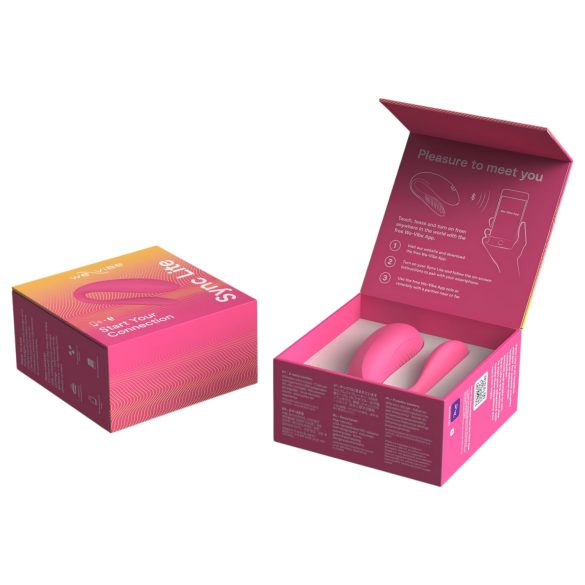 We-Vibe Sync Lite - pāru vibrators ar vadības pulti rozā