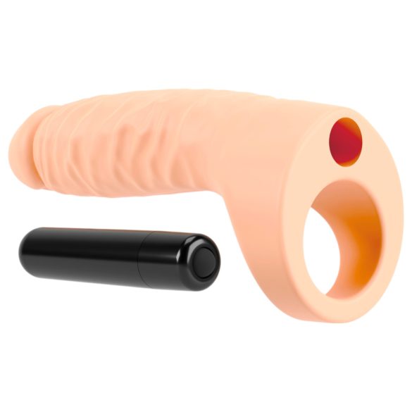 Realistixxx Double Fucker - uzspraužams anālais vibrators (dabīgs)