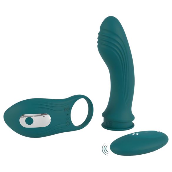 Couples Choice - pāru vibrators 3-in-1 funkcijas tirkīza