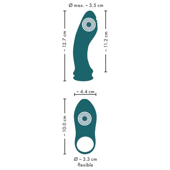 Couples Choice - pāru vibrators 3-in-1 funkcijas tirkīza