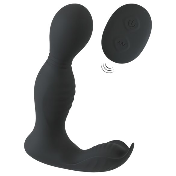 Rebel - tālvadāms 2in1 prostatas vibrators (melns)
