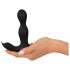 Rebel - tālvadāms 2in1 prostatas vibrators (melns)
