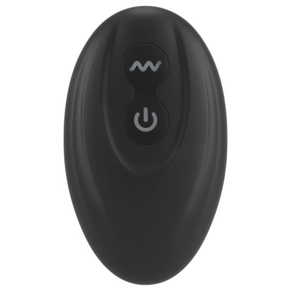 Rebel - prostatas vibrators ar dzimumlocekļa un sēklinieku gredzenu, melns