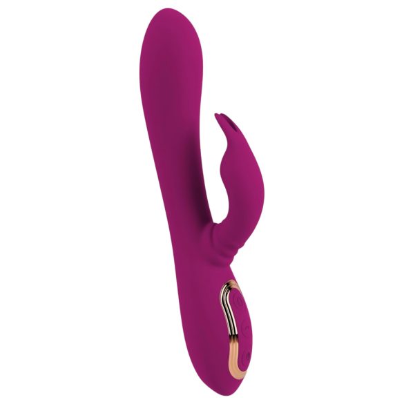 Javida - 3 vienā pērļots rotējošs vibrators (violets)
