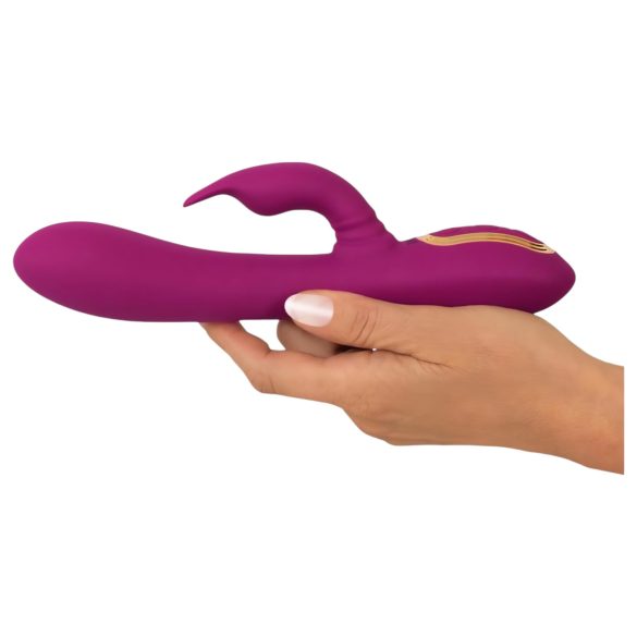 Javida - 3-in-1 vibrators ar lodītēm un rotējošu funkciju violets