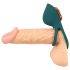 Pāriem izmeklētais - 4in1 maināms tālvadības vibrators (tirkīzs)