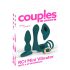 Pāriem izmeklētais - 4in1 maināms tālvadības vibrators (tirkīzs)