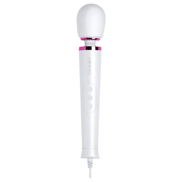 Le Wand Petite Plug-In - Elektriskais masāžas vibrators (balts)