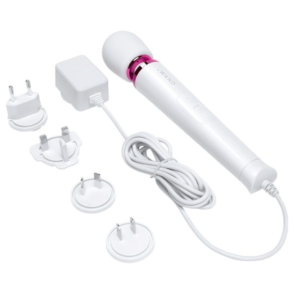 Le Wand Petite Plug-In - masāžas vibrators tīkla balts