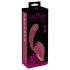 Javida - 2in1 mēles vibrators (sarkans)