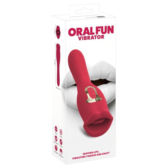 You2Toys - 2-in-1 vibrators ar mēli rozā
