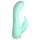 Cuties Mini 4 - ūdensizturīgs zaļais trušu vibrators