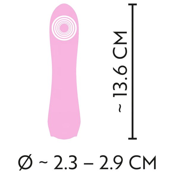 Cuties Mini 4 - vibrators uzlādējams ūdensizturīgs rozā
