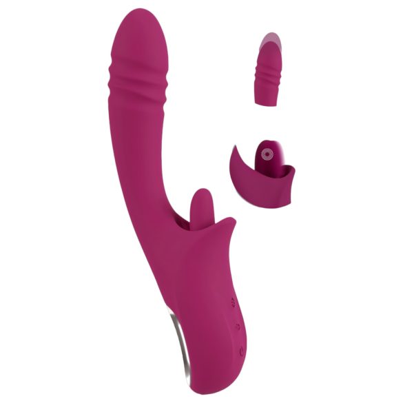 Javida Laizīšanas un virzīšanas - mēles vibrators (violets)
