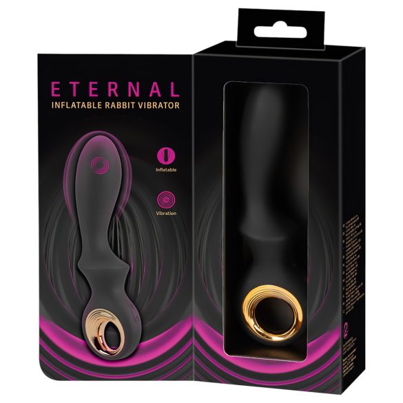 Eternal - uzpūšams G-punkta vibrators (melns)