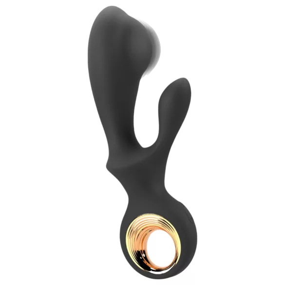 Eternal - vibrators ar pumpējamu klitora stimulatoru melns