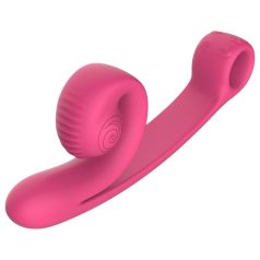   Snail Vibe Curve - 2in1 klitora un vaginālais vibrators rozā