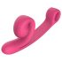 Gliemeža Vibe Curve - 2in1 klitora vibrators (rozā)