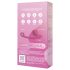 Gliemeža Vibe Curve - 2in1 klitora vibrators (rozā)