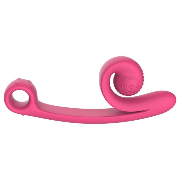 Snail Vibe Curve - 2in1 klitora un vaginālais vibrators rozā
