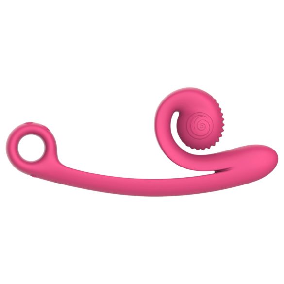 Snail Vibe Curve - 2in1 klitora un vaginālais vibrators rozā
