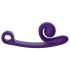 Snail Vibe Curve - 2in1 klitora stimulators un vibrators (violets)