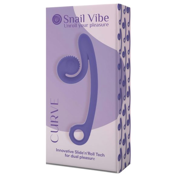 Snail Vibe Curve - 2in1 klitora un vagīnas vibrators violets