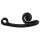 Snail Vibe Curve - 2in1 klitora stimulators un vibrators (melns)