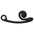 Snail Vibe Curve - 2in1 klitora stimulators un vibrators (melns)