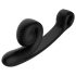 Snail Vibe Curve - 2in1 klitora stimulators un vibrators (melns)