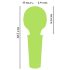 You2Toys Mini Wand - akumulatoru masāžas vibrators (zaļš)