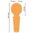 You2Toys Mini Wand - uzlādējams masierieris vibrators (dzeltens)