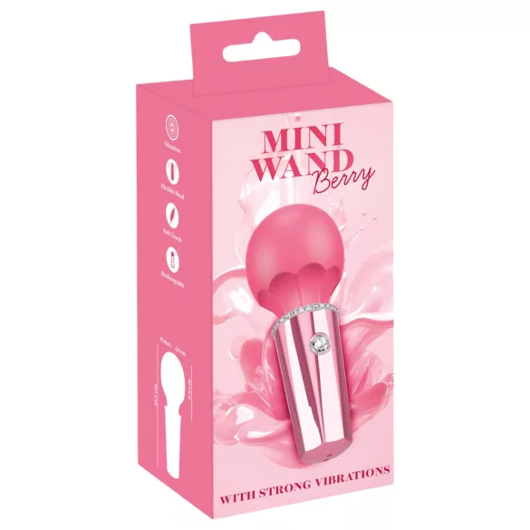You2Toys Mini Wand - bezvadu masāžas vibrators (rozā)