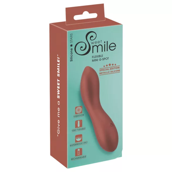 Smile - mini G-punkta vibrators elastīgs bronzas krāsa