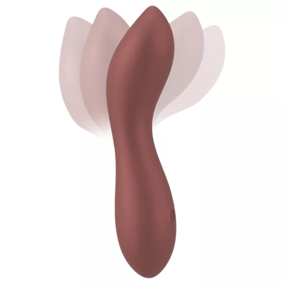 Smile - mini G-punkta vibrators elastīgs bronzas krāsa
