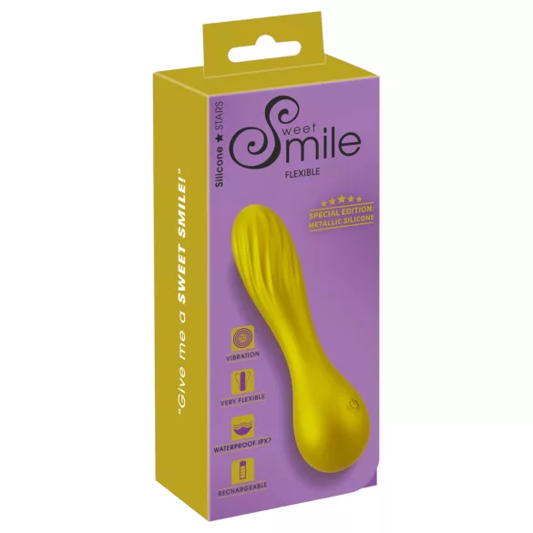 Sweet Smile - Metallic Vibe mini vibrators (dzeltens)