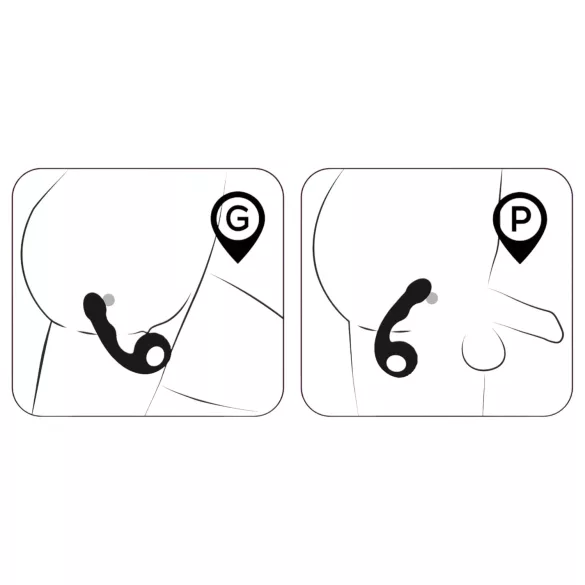 Black Velvets - G un P punkta vibrators melns