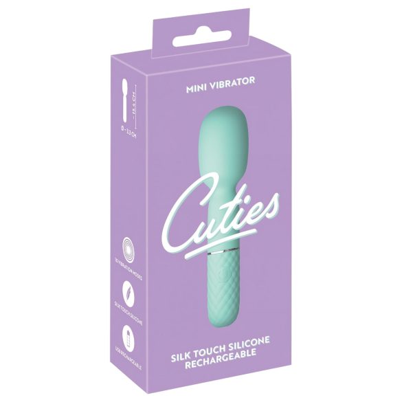 Cuties - mini masāžas vibrators sievietēm mint krāsā