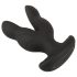 ANOS - Divzaru anālais vibrators (melns)