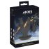 ANOS - Divzaru anālais vibrators (melns)