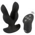 ANOS - Divzaru anālais vibrators (melns)