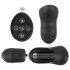 ANOS - Divzaru anālais vibrators (melns)