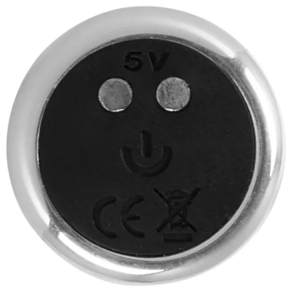 Rebel - prostatas vibrators metāla sudrabs